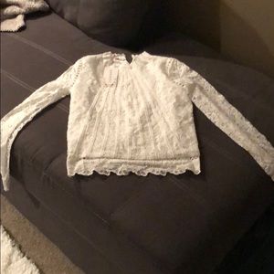 Never worn beautiful lace top